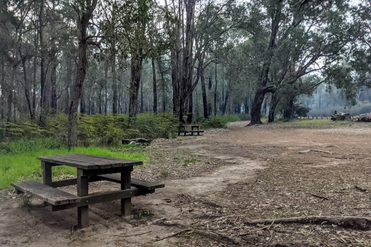 Picnic and parking area adjacent to Albany Highway, across the road from Sullivan Rock
