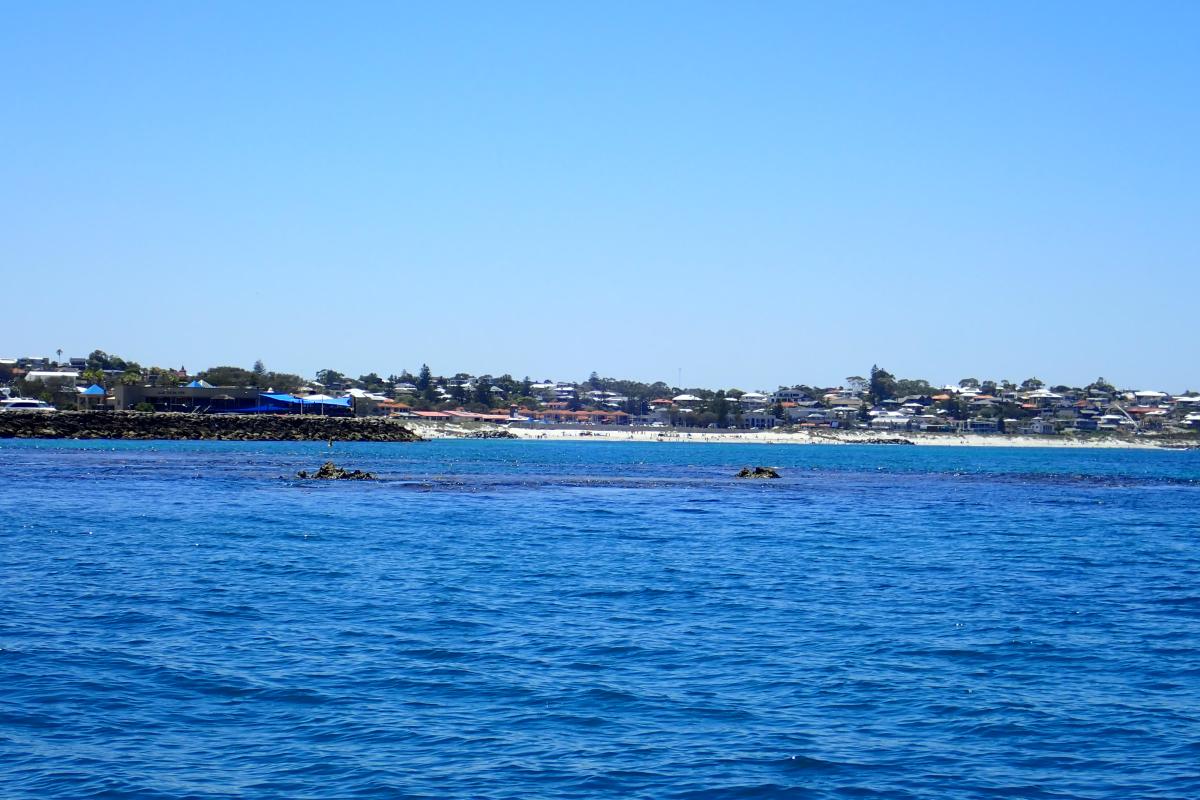 Blue waters of Boyinaboat Reef